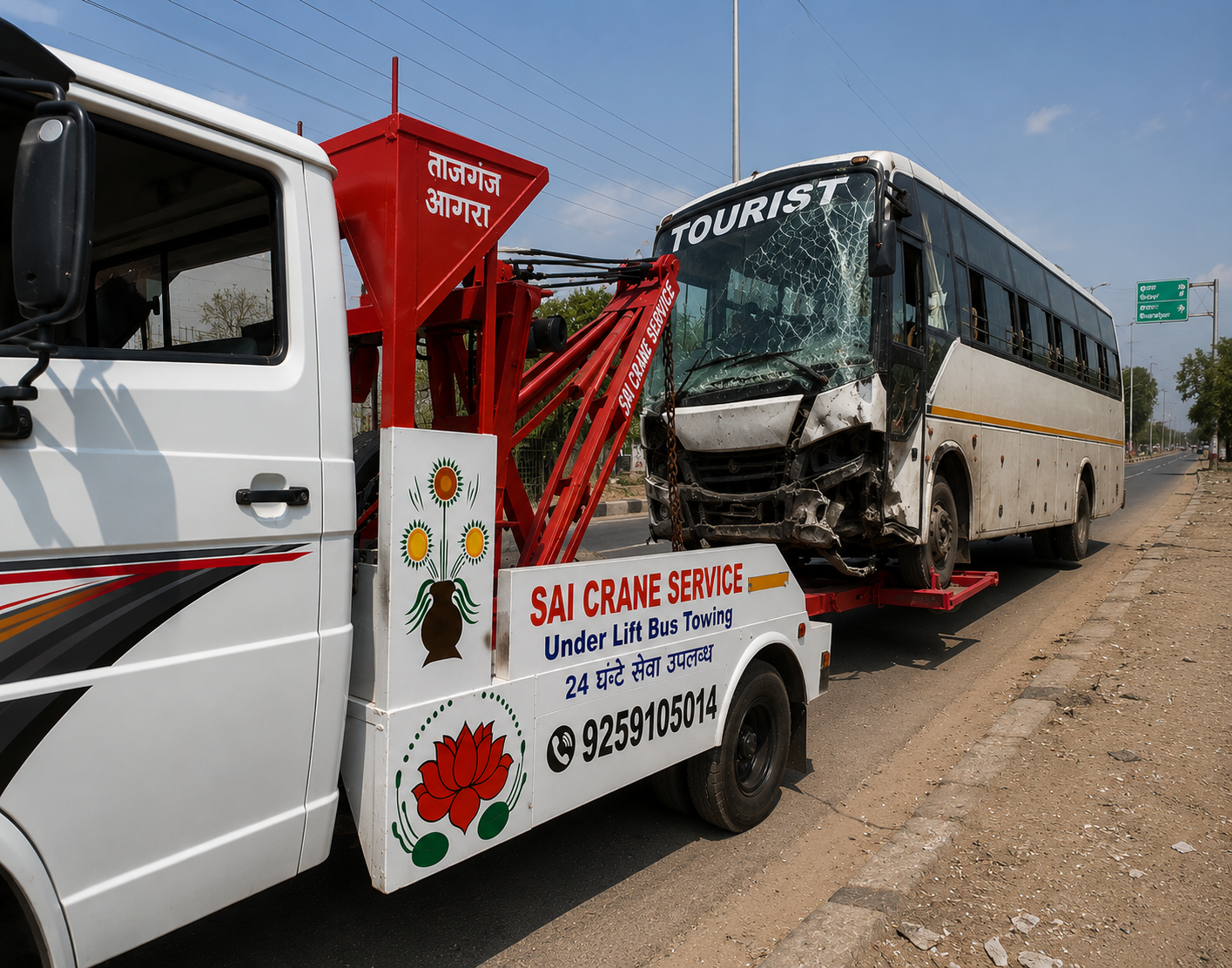 Heavy vehicle towing